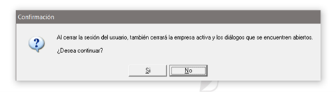 Acepta el mensaje de advertencia