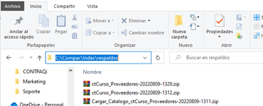 Respaldos Contabilidad 11