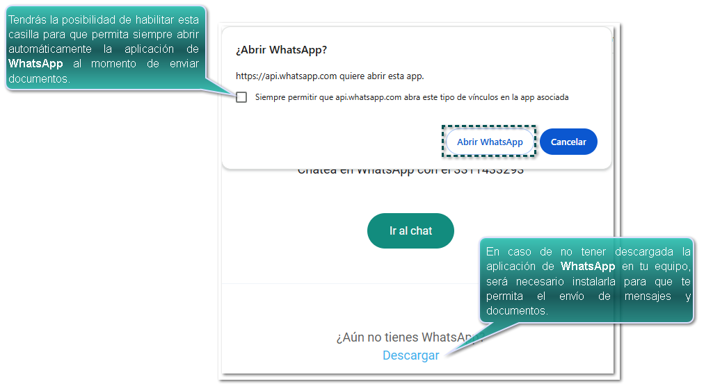 envio de documentos por whatsap