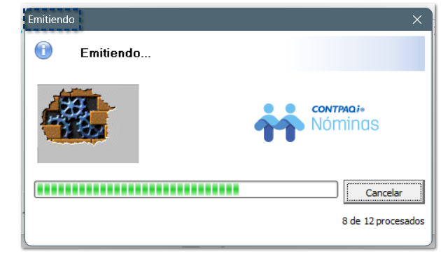  avance del proceso de timbrado