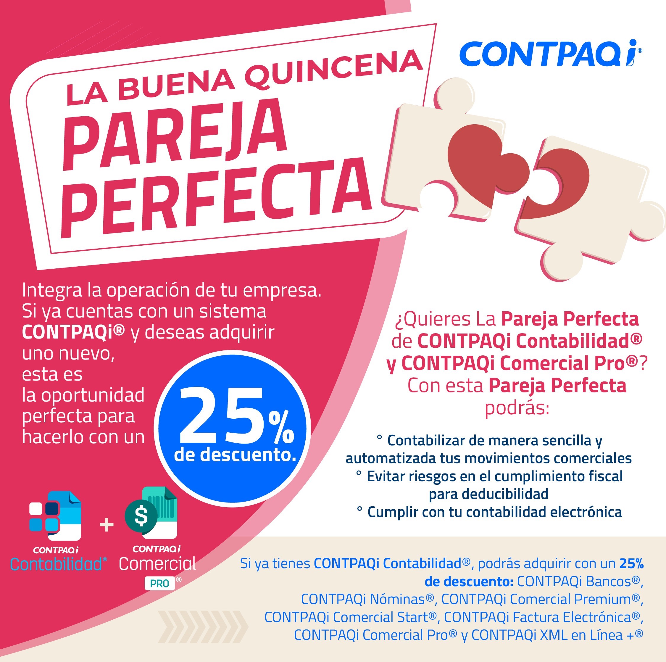 promoción contpaqi pareja perfecta promoción contpaqi pareja perfecta